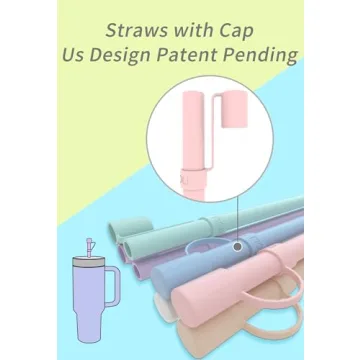 Premium 12 Inch Silicone Straws for Stanley Owala Tumblers