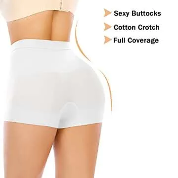 Women’s Seamless Shaping Boyshorts for Tummy Control
