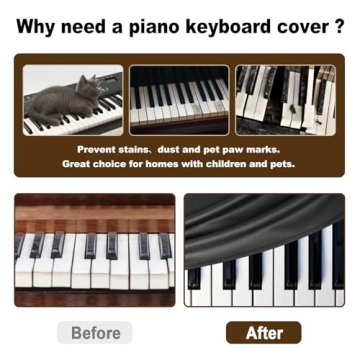 Explore Land 88 Key Waterproof Piano Dust Cover