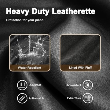 Explore Land 88 Key Waterproof Piano Dust Cover