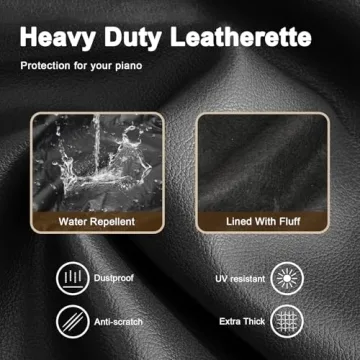 Explore Land 88 Key Waterproof Piano Dust Cover