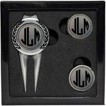 Personalized Eureka Golf Divot Tool & Ball Marker Set - 3 Finishes