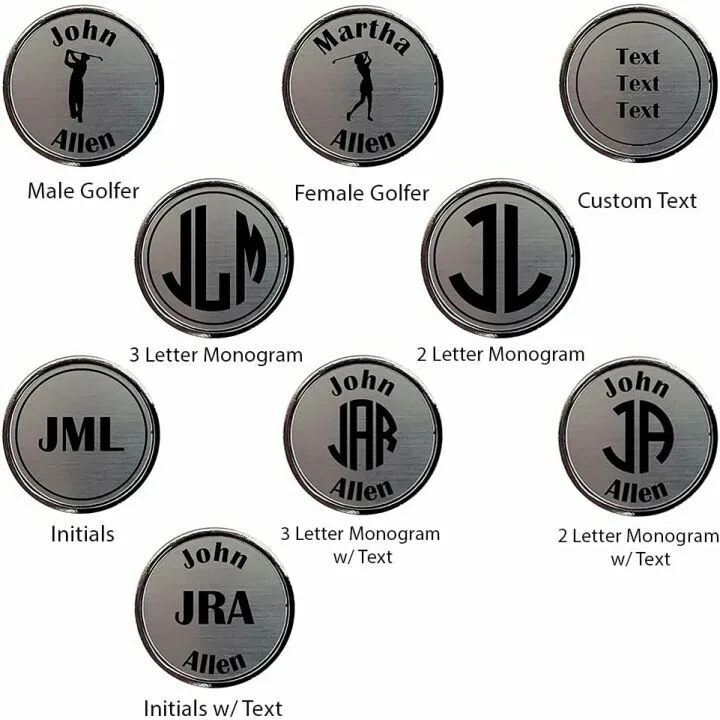 Eureka Golf Personalized Divot Tool & Ball Marker Set