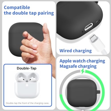 DamonLight AirPods 4 Shockproof Case with Keychain