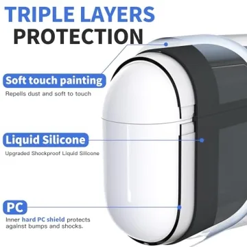 DamonLight AirPods 4 Shockproof Case with Keychain