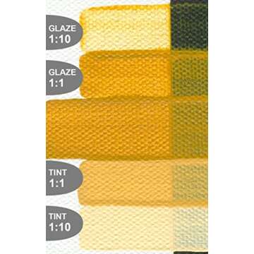 Golden Fluid Acrylic Paint 1 Ounce-Yellow Oxide