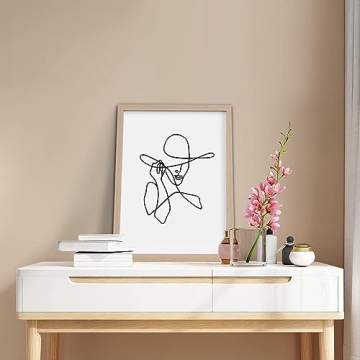 ArtbyHannah Minimalist Framed Wall Art Set of 3