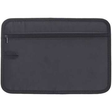 JOTO Electronics Organizer, Travel Gear Management Organize Case for Electronics Accessories Tools Hard Drive Memory Card Flash Drive Cables Charger Cosmetics Brush Personal Care Kit - Large (Black)