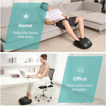 KNQZE Foot Massager with Heat and Shiatsu - Ultimate Comfort