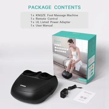 KNQZE Foot Massager with Heat and Shiatsu - Ultimate Comfort