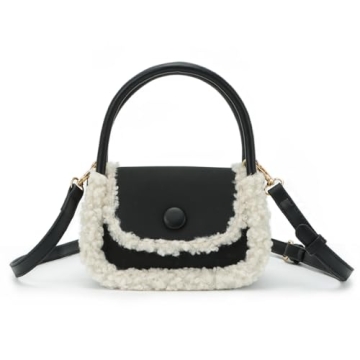 Stylish Winter Plush Handbag - Lanpet Women Purse