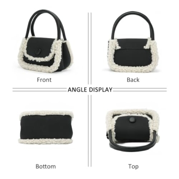 Stylish Winter Plush Handbag - Lanpet Women Purse