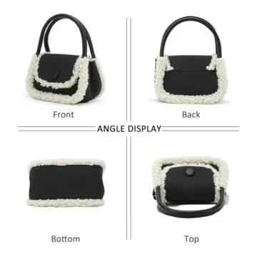 Stylish Winter Plush Handbag - Lanpet Women Purse