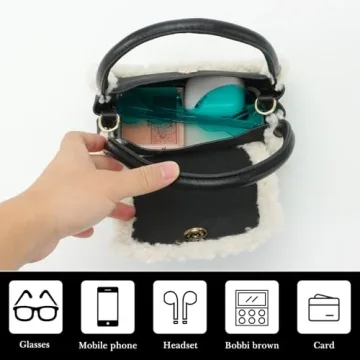 Stylish Winter Plush Handbag - Lanpet Women Purse