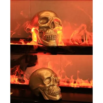 Gold Skull Decor for Halloween Luxury Home Accent