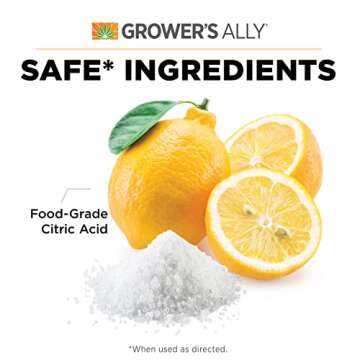 Grower's Ally Fungicide Spray for Plants Ready-to-Use 24 oz | Plant Fungicide Treatment Control for Powdery Mildew, Fungus and More - Trusted by Cultivators for Indoor & Outdoor Use, OMRI Listed