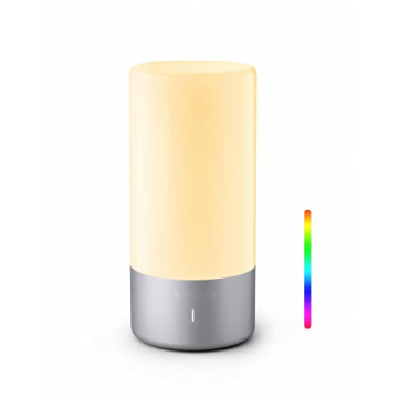 LED Table Lamp with RGB Colors & 3-Level Brightness
