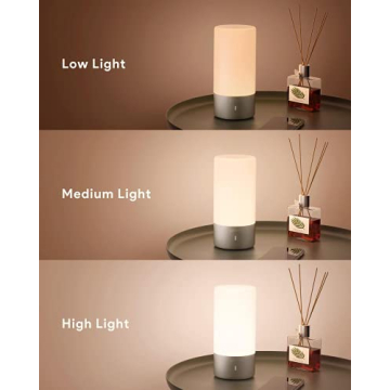 LED Table Lamp with RGB Colors & 3-Level Brightness