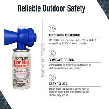 SABRE Bear Spray & Horn Combo for Ultimate Safety