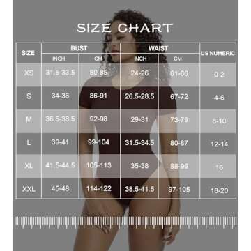 YIANNA Short Sleeve Bodysuit for Women Crew Neck Second Skin Feel T-shirt Body Suits Tops Thong,YA52...