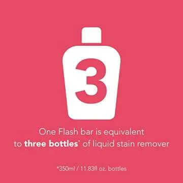 Ethique Flash! Multi-Purpose Solid Laundry and Stain Remover Bar - Plastic-Free, Vegan, Cruelty-Free, Eco-Friendly, 3.52 oz (Pack of 1)