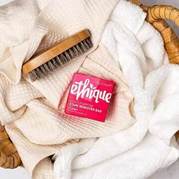 Ethique Flash! Multi-Purpose Solid Laundry and Stain Remover Bar - Plastic-Free, Vegan, Cruelty-Free, Eco-Friendly, 3.52 oz (Pack of 1)