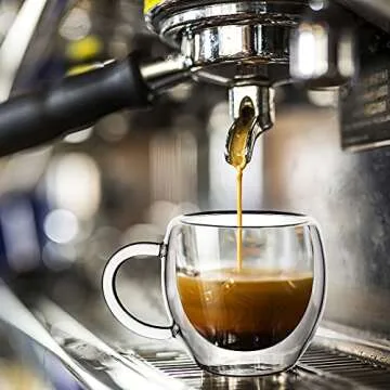 2.5oz Insulated Espresso Cups Set of 4 With Handle