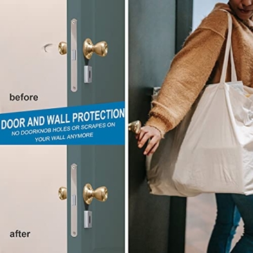 Elegant Solid Brass Door Stop Set for Home Protection