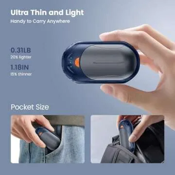 AI Hand Warmers 6000mAh | 20Hrs Heating | Portable Gift