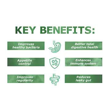 Prebiotin Prebiotic Fiber Supplement Powder – 8.68 oz – Supports Digestive Health & Weight Management – High Fiber, Boosts Probiotics, Reduces Hunger – All-Natural, Gluten-Free