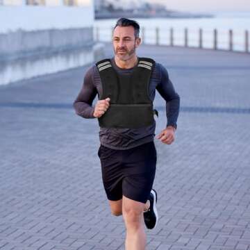 Adjustable Weighted Vest for Men Women - 11-20lbs