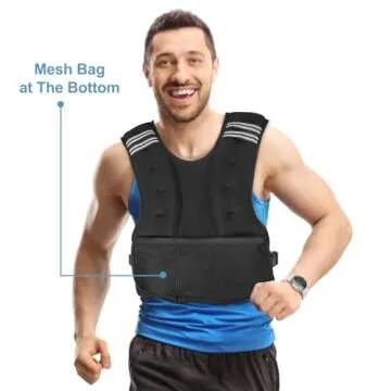 Adjustable Weighted Vest for Men Women - 11-20lbs