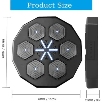 Smart Boxing Machine with LED Light & Bluetooth