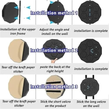 Smart Boxing Machine with LED Light & Bluetooth