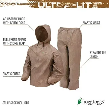 FROGG TOGGS Ultra-Lite2 Breathable Rain Suit for Men