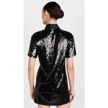 alice + olivia Treva Sequin Polo Dress for Women