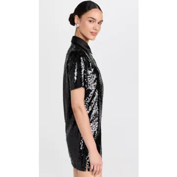 alice + olivia Treva Sequin Polo Dress for Women
