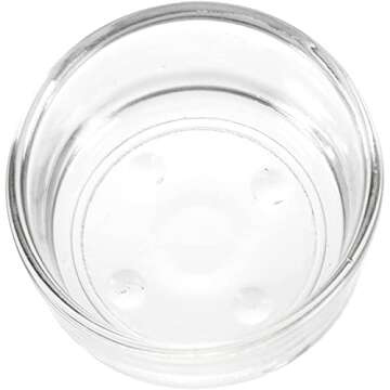 Juvale 24 Pack Glass Tealight Candle Holders 1x2, for Weddings, Table Centerpieces, Parties, Home Decor