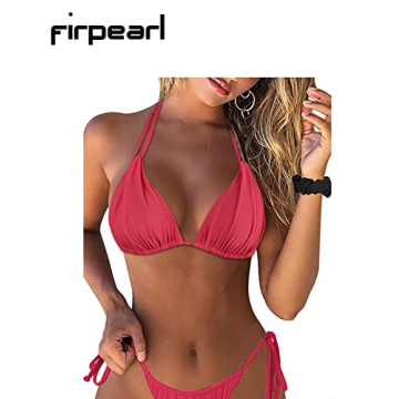 Stylish Firpearl Women's Triangle Bikini Top for Summer