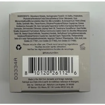 Naturium Phyto-Glow Lip Mask, Hydrating & Moisturizing Balm, Restores & Replenishes for Nourishing Lips with Shea Butter, 0.5 oz