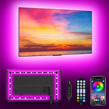MATICOD RGB LED Backlight for TVs - Music Sync & App Control