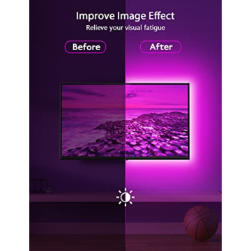 MATICOD RGB LED Backlight for TVs - Music Sync & App Control