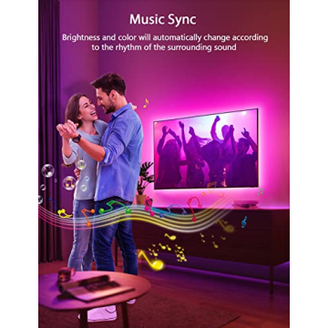 MATICOD RGB LED Backlight for TVs - Music Sync & App Control