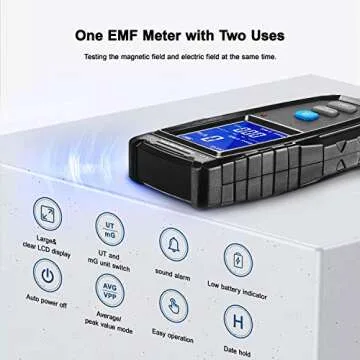 ERICKHILL EMF Meter - EMF Detector for Home and Office
