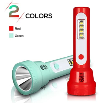 Tokeyla Rechargeable Kids Flashlight 2 Pack - Bright & Safe