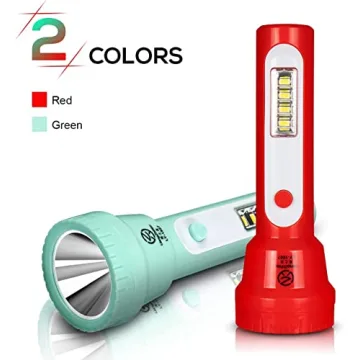Tokeyla Rechargeable Kids Flashlight 2 Pack - Bright & Safe