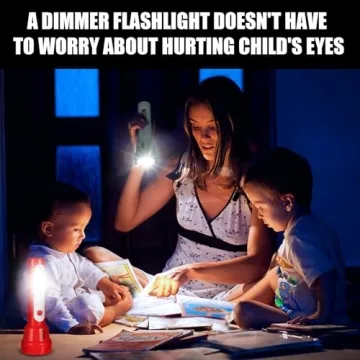 Tokeyla Rechargeable Kids Flashlight 2 Pack - Bright & Safe