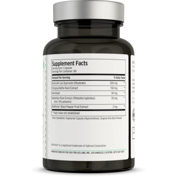 LES Labs Sinus & Seasonal Supplement for Respiratory Health