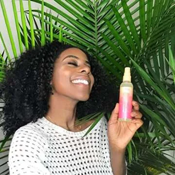 EDEN BodyWorks Hibiscus Honey Nourishing Hair Tonic - Liquid Vitamins | 4 oz | Lightweight, Non-Greasy - Revitalize Dry Brittle Hair