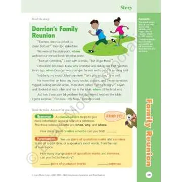 Evan-Moor Skill Sharpeners Grammar and Punctuation Workbook, Grade 4, Nouns, Verbs, Sentence Structure, Subject, Predicate, Language Handbook, Real-World Practice, Fun Activities, Homeschool, Practice